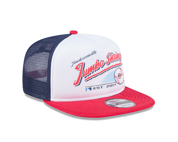 Jacksonville Jumbo Shrimp New Era Retro Script A-Frame 9Fifty