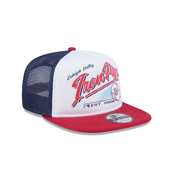 Lehigh Valley IronPigs 950 Retro Script Foam Trucker Cap