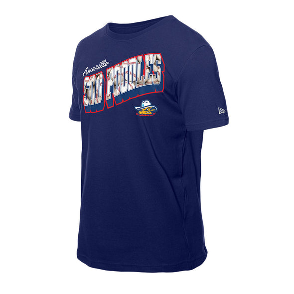 Amarillo Sod Poodles New Era Royal Game Day Tee