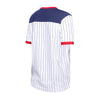 Amarillo Sod Poodles New Era Women's White Pinstripe Tee