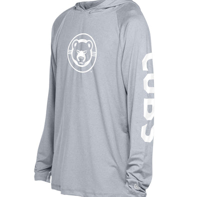 South Bend Cubs New Era Men's Performance Hooded Long Sleeve T-Shirt