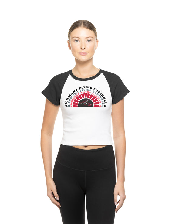 Richmond Flying Squirrels New Era Women's Crop Tee