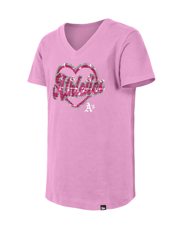 SEQUIN A'S HEART YTH T, ATHLETICS