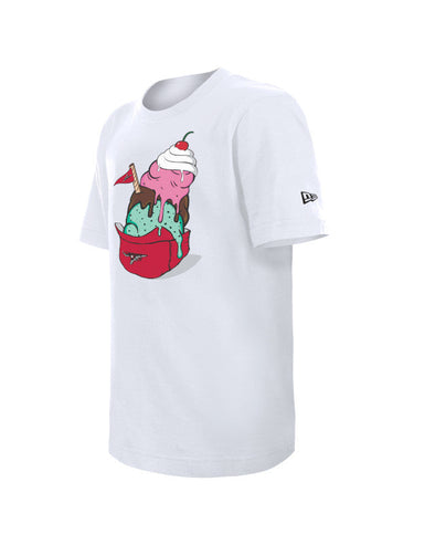 Richmond Flying Squirrels New Era Youth Ice Cream Helmet Tee