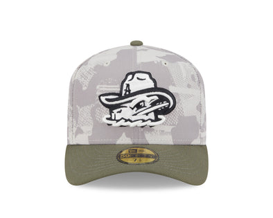 Amarillo Sod Poodles New Era 2025 Armed Forces 59FIFTY Cap
