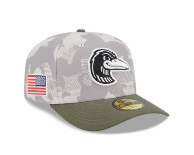 Great Lakes Loons 2025 New Era Armed Forces 59FIFTY Cap
