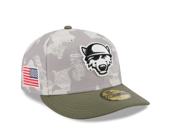 Erie SeaWolves NEC 2025 Armed Forces 59FIFTY On-Field Cap