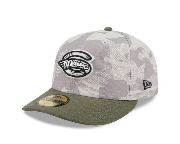 Greenville Drive New Era 2025 On Field Armed Forces Day 59FIFTY Hat