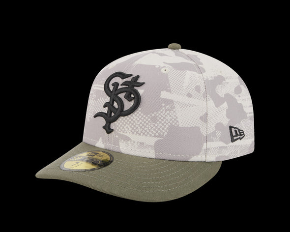 Saints 2025 On-Field 59Fifty Armed Forces Day Cap