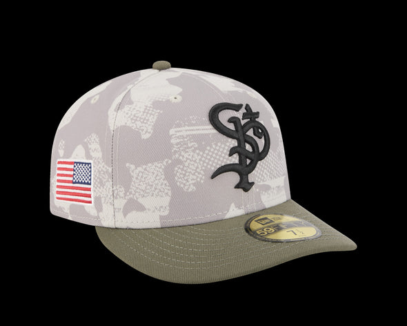 Saints 2025 On-Field 59Fifty Armed Forces Day Cap