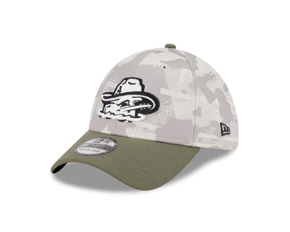 Amarillo Sod Poodles New Era 2025 Armed Forces 39THIRTY Cap