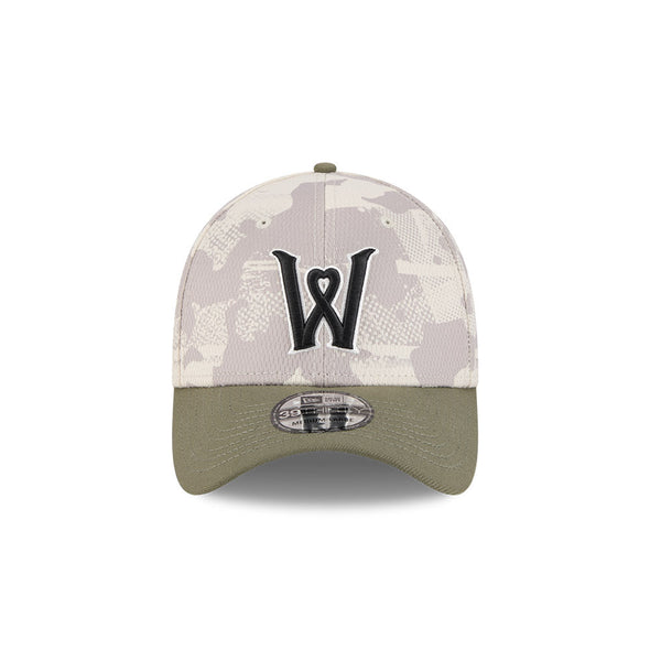 Worcester Red Sox 2025 On-Field Armed Forces Day 39THIRTY Fitted Cap
