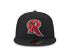 Rochester Red Wings Feather R Fitted Cap (Official On Field BP Cap)