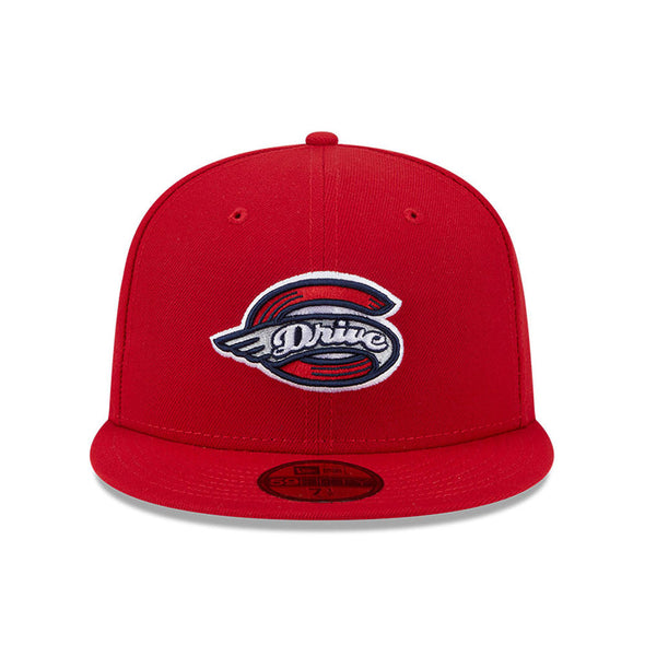 Greenville Drive New Era Red 59FIFTY On Field 20th Anniversary Hat