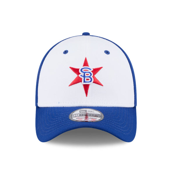 South Bend Cubs New Era 39Thirty Stretch Fit Star Cap