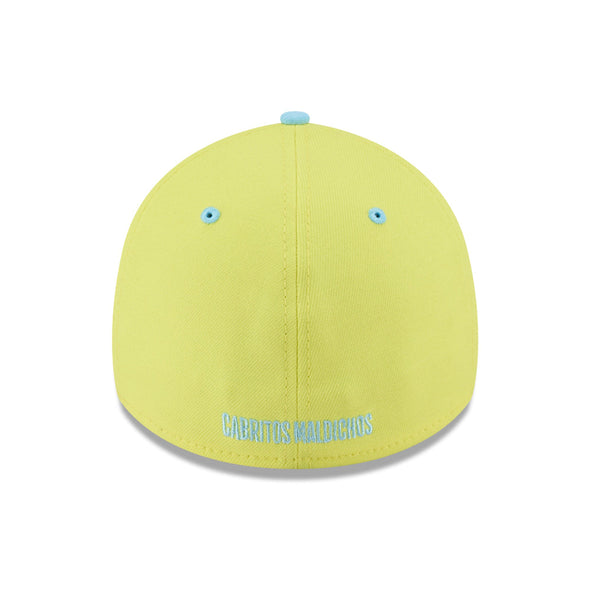 South Bend Cubs New Era 39Thirty Stretch Fit 2025 Cabritos Maldichos Cap