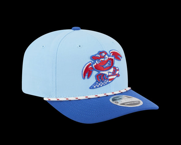 Jersey Shore BlueClaws New Era July 4th 970 Snapback Cap