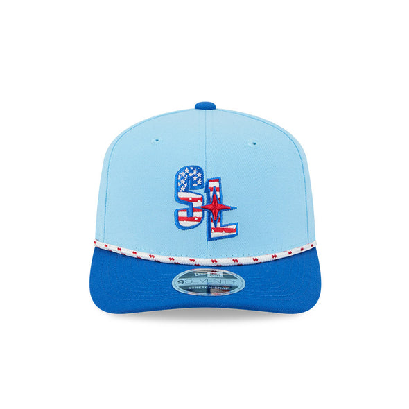 Sugar Land Space Cowboys New Era Hat 9Seventy Stretch Snap July 4th 2025 - Final Sale