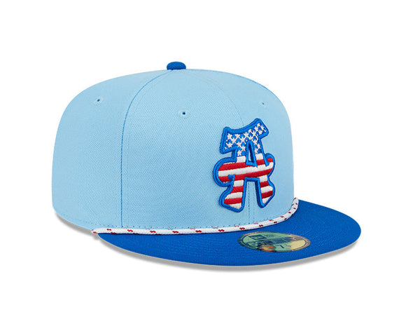 FINAL SALE 2025 The Asheville Tourists Stars and Stripes New Era Cap 59Fifty