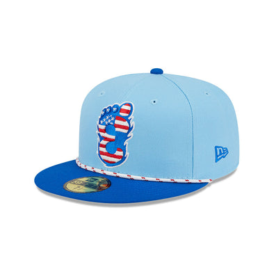 Eugene Emeralds New Era 2025 4th of July 59FIFTY On-Field Fitted Cap