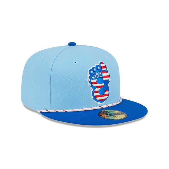 Eugene Emeralds New Era 2025 4th of July 59FIFTY On-Field Fitted Cap