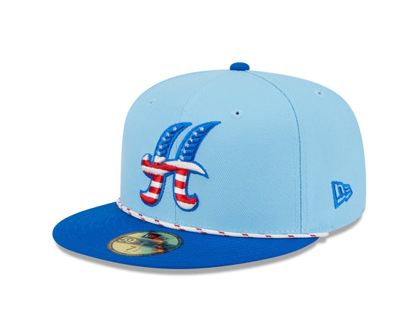 Hartford Yard Goats New Era Stars & Stripes '25 Fitted Cap