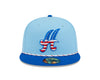 Hartford Yard Goats New Era Stars & Stripes '25 Fitted Cap