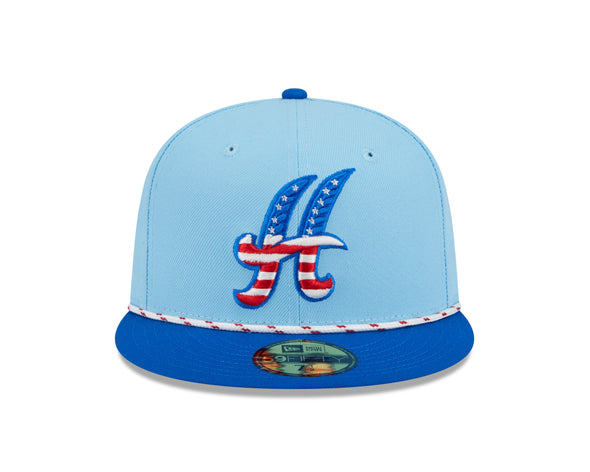 Hartford Yard Goats New Era Stars & Stripes '25 Fitted Cap