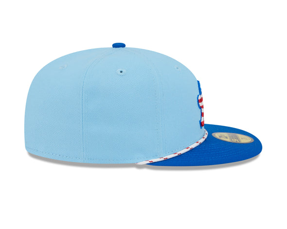 Hartford Yard Goats New Era Stars & Stripes '25 Fitted Cap