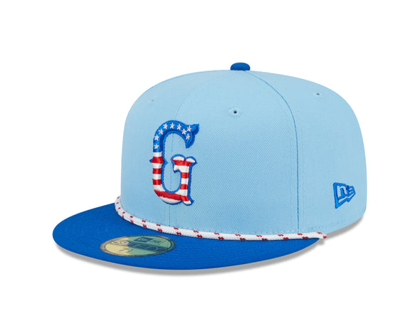 Greenville Drive New Era 2025 On Field July 4th 59FIFTY Hat