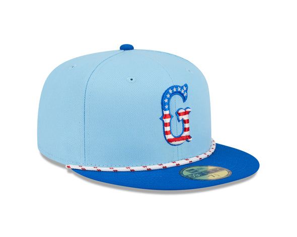 Greenville Drive New Era 2025 On Field July 4th 59FIFTY Hat