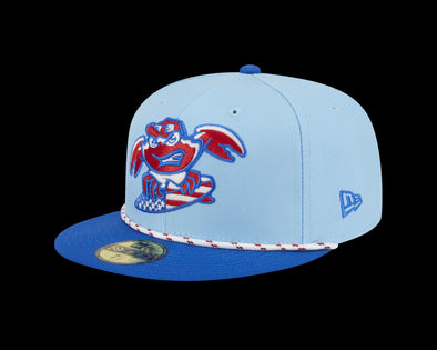 Jersey Shore BlueClaws New Era July 4th 5950 Fitted Cap