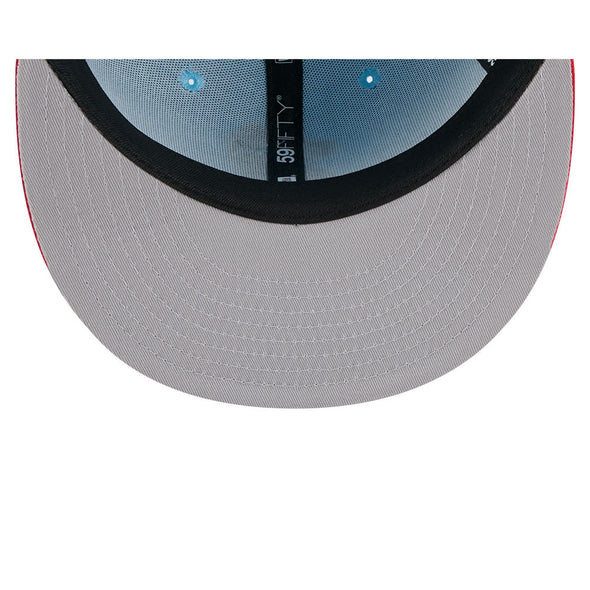 Modesto Nuts 2025 New Era Fourth of July 59FIFTY Fitted Cap