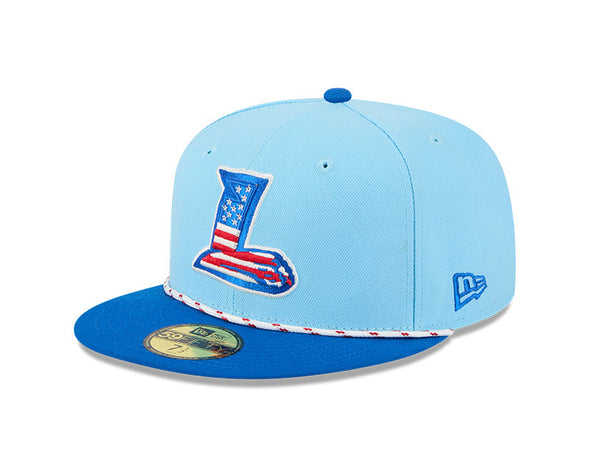 Lynchburg Hillcats 2025 July 4th New Era 59FIFTY Fitted Cap