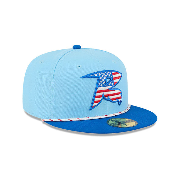 Richmond Flying Squirrels New Era July 4th S&S 59Fifty On-Field Cap