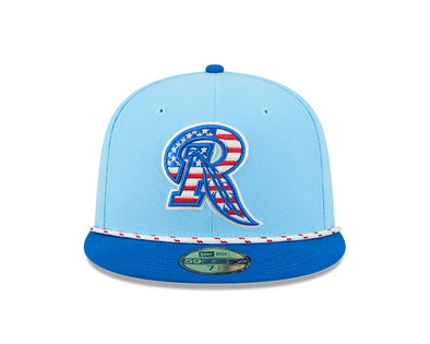 Rochester Red Wings 2025 Stars and Stripes Fitted Cap