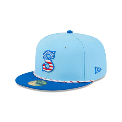 Syracuse Mets New Era 2025 Stars & Stripes On-field Cap