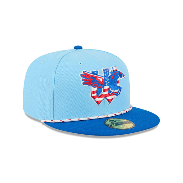 Wichita Wind Surge New Era 2025 Fourth of July 59FIFTY Fitted Cap