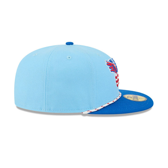 Wichita Wind Surge New Era 2025 Fourth of July 59FIFTY Fitted Cap