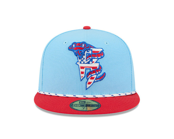 Timber Rattlers New Era 4th of July 5950 Fitted On-Field Hat