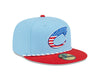Columbus Clippers 2025 New Era Fourth of July 59FIFTY Fitted Cap