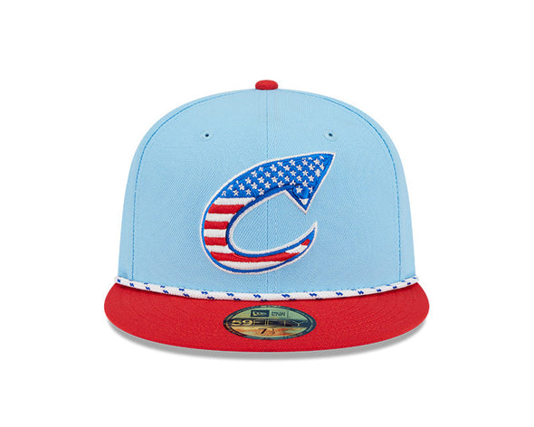 Columbus Clippers 2025 New Era Fourth of July 59FIFTY Fitted Cap