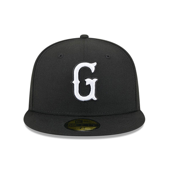 Greenville Drive New Era Black 59FIFTY Hat with White G Logo