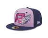 Rochester Red Wings ROC the Lilac 5950 Fitted Cap