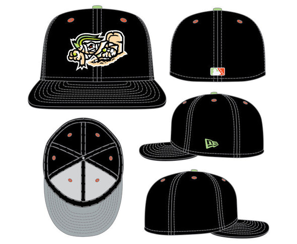 Jacksonville Jumbo Shrimp New Era Prawn of The Dead Theme Night 59Fifty PREORDER