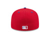 2025 New Era Piedmont Boll Weevils All Red 59FIFTY