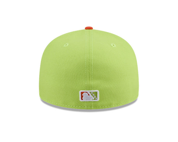Las Vegas Cone Jesters New Era Theme Night Collection On-Field Yellow/Orange 59FIFTY Fitted Hat