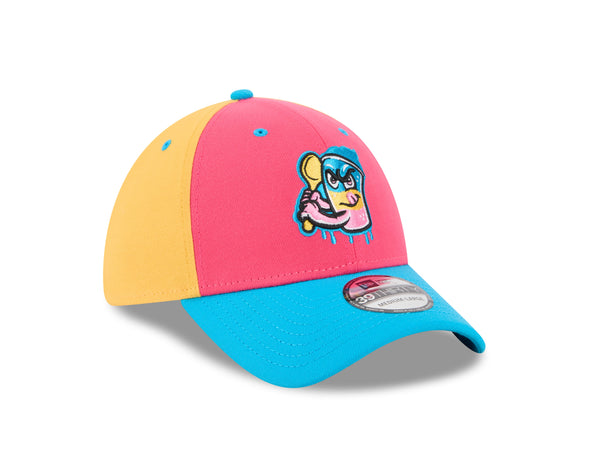 Jacksonville Jumbo Shrimp New Era Honey Drippers Theme Night 39Thirty PREORDER