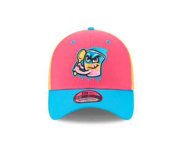 Jacksonville Jumbo Shrimp New Era Honey Drippers Theme Night 39Thirty PREORDER