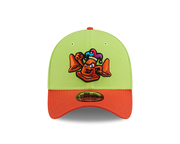 Las Vegas Cone Jesters New Era Theme Night Collection Yellow/Orange 39THIRTY Stretch Fit Hat